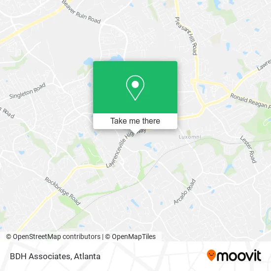 BDH Associates map