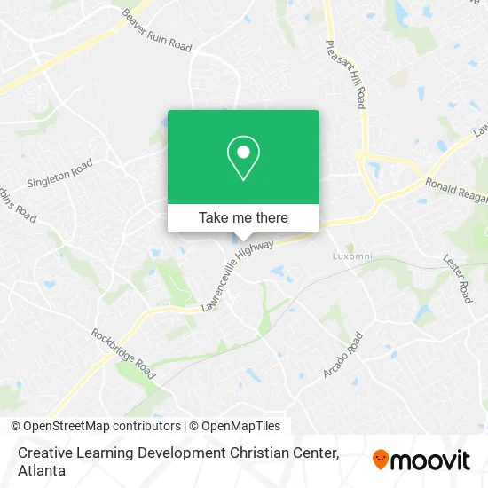 Creative Learning Development Christian Center map