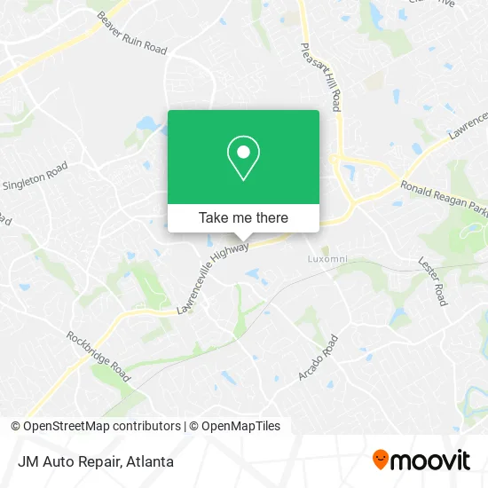 JM Auto Repair map