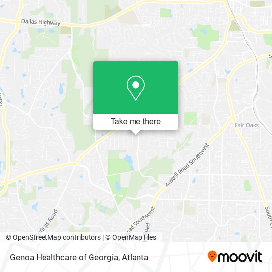 Genoa Healthcare of Georgia map