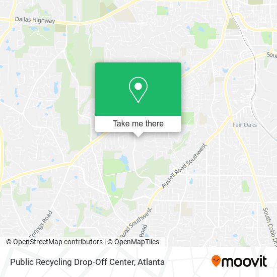 Public Recycling Drop-Off Center map
