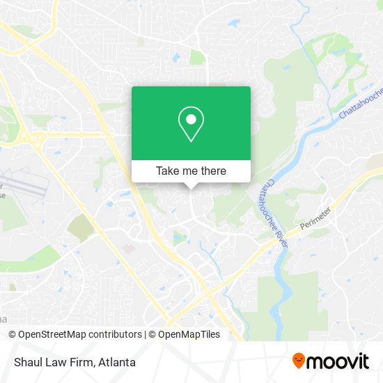 Shaul Law Firm map