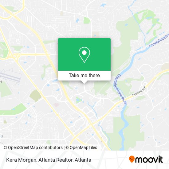 Kera Morgan, Atlanta Realtor map