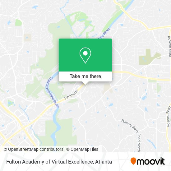 Fulton Academy of Virtual Excellence map