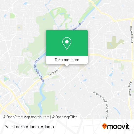 Yale Locks Atlanta map