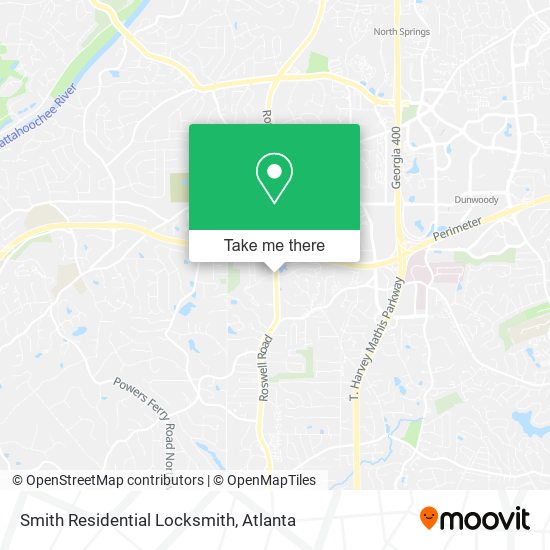 Smith Residential Locksmith map