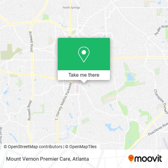 Mount Vernon Premier Care map