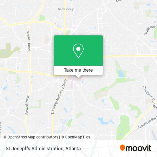 St Joseph's Administration map