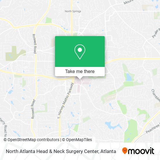 North Atlanta Head & Neck Surgery Center map