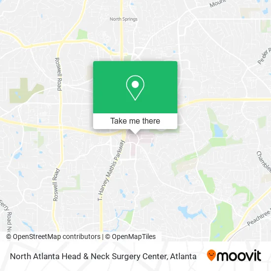 Mapa de North Atlanta Head & Neck Surgery Center