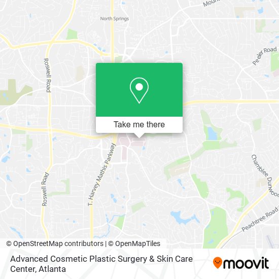 Advanced Cosmetic Plastic Surgery & Skin Care Center map