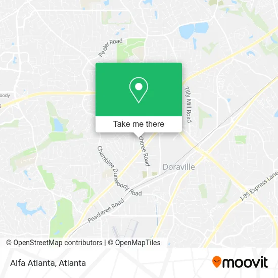 Alfa Atlanta map