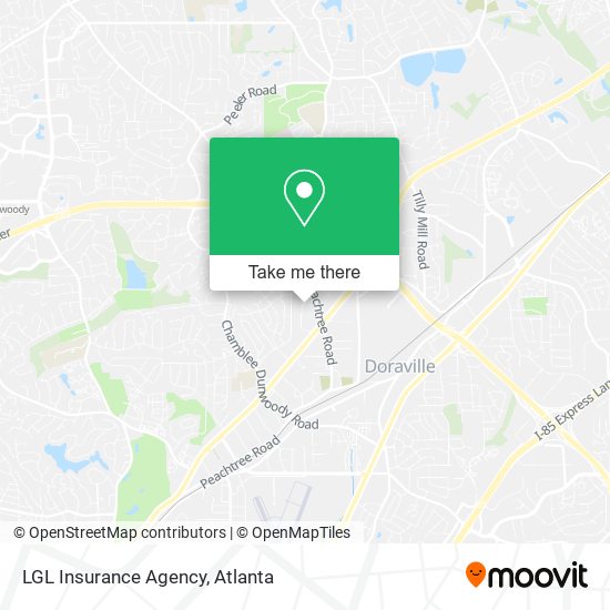 LGL Insurance Agency map