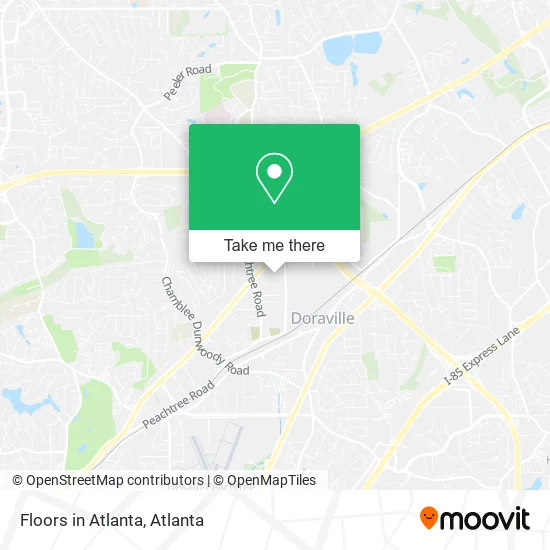Floors in Atlanta map