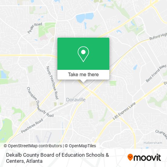 Dekalb County Board of Education Schools & Centers map