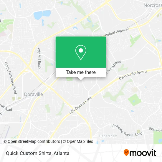 Mapa de Quick Custom Shirts