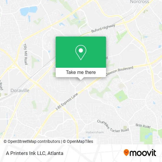 Mapa de A Printers Ink LLC