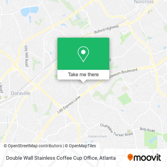 Double Wall Stainless Coffee Cup Office map
