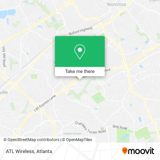 Mapa de ATL Wireless