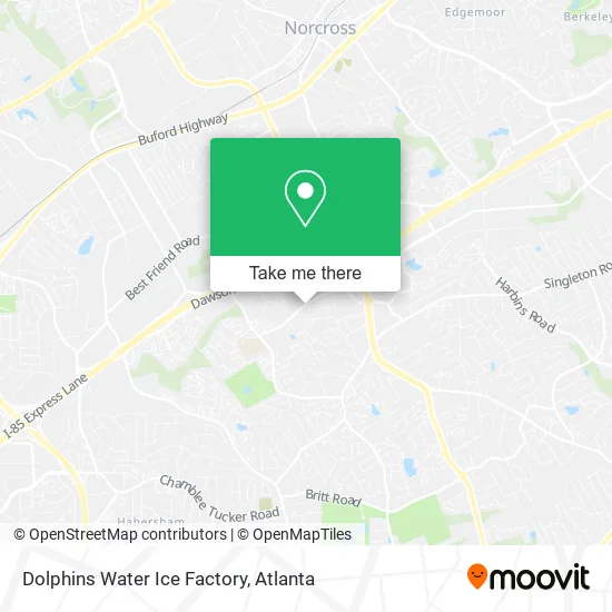 Mapa de Dolphins Water Ice Factory