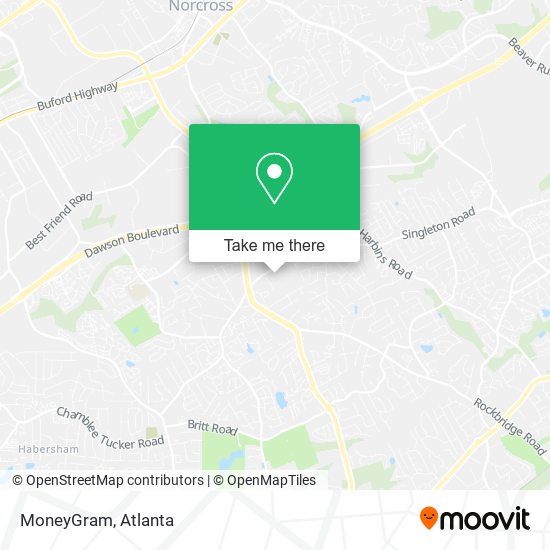 MoneyGram map