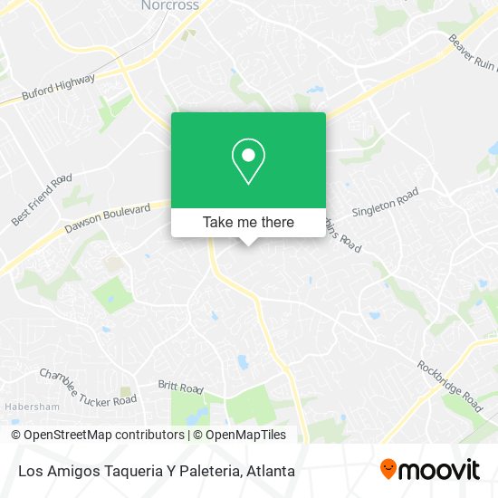 Los Amigos Taqueria Y Paleteria map