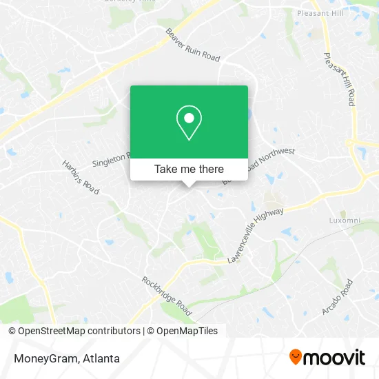 MoneyGram map