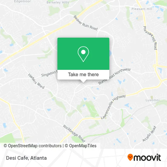 Desi Cafe map