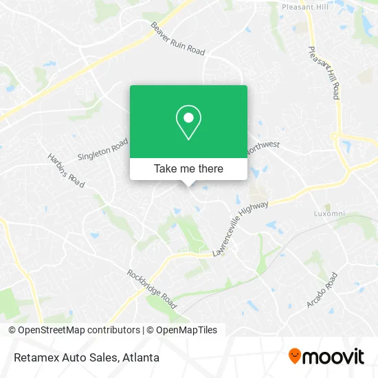 Retamex Auto Sales map