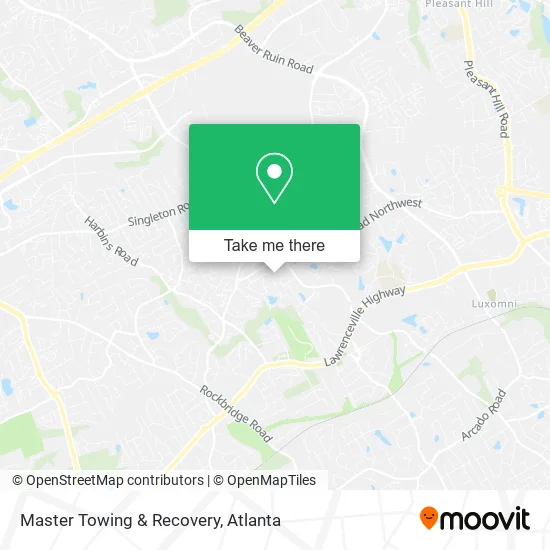 Master Towing & Recovery map
