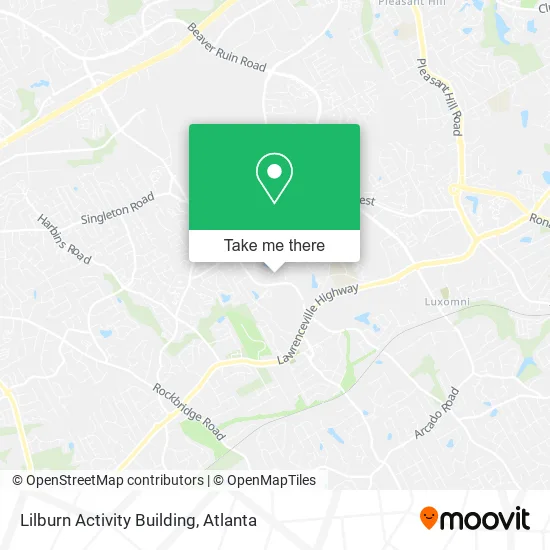 Lilburn Activity Building map