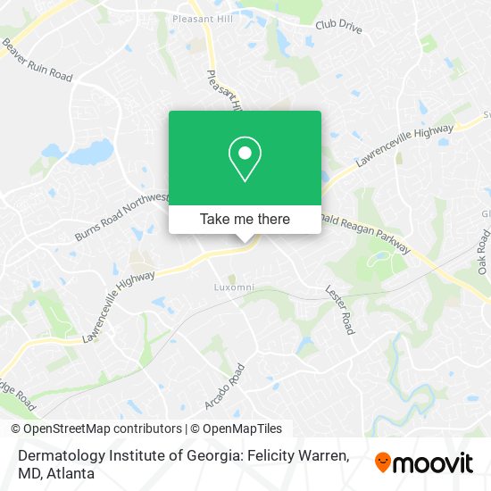 Dermatology Institute of Georgia: Felicity Warren, MD map