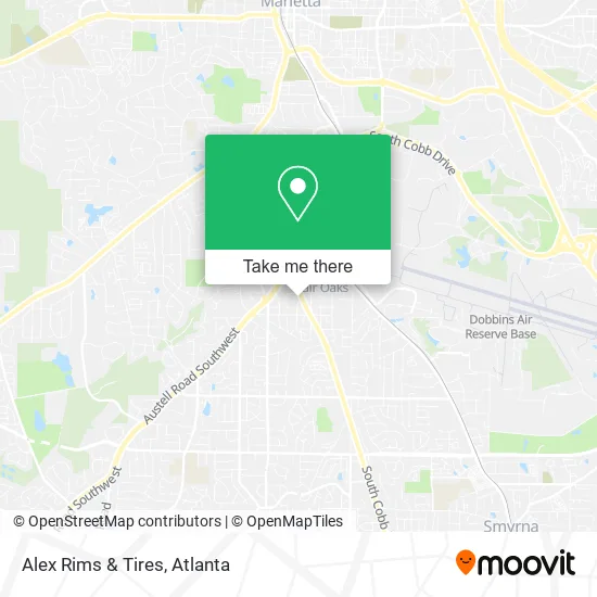 Mapa de Alex Rims & Tires