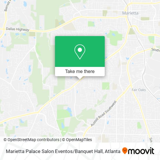 Marietta Palace Salon Eventos / Banquet Hall map