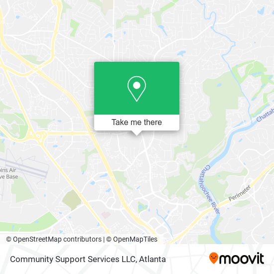 Community Support Services LLC map