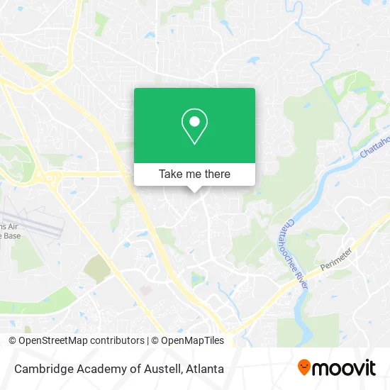 Mapa de Cambridge Academy of Austell