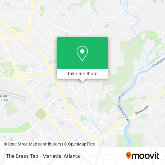 Mapa de The Brass Tap - Marietta