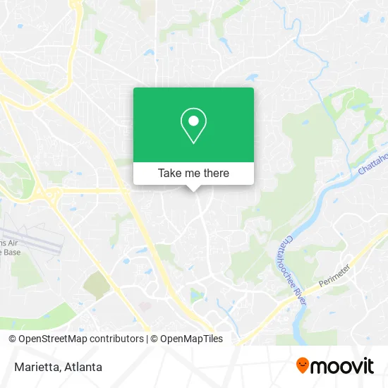 Mapa de Marietta