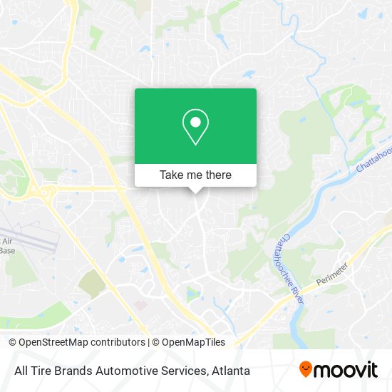 Mapa de All Tire Brands Automotive Services