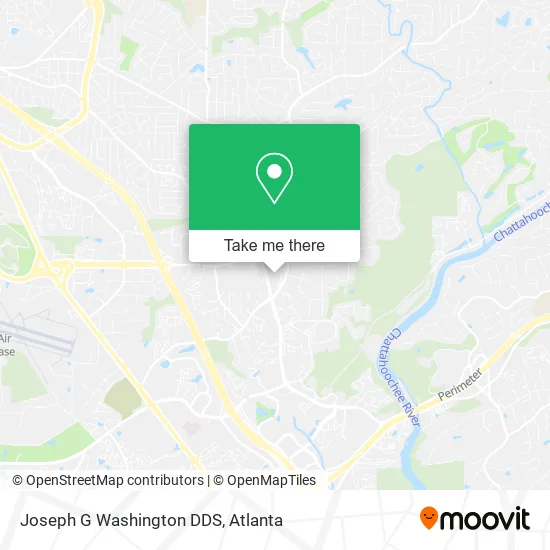 Mapa de Joseph G Washington DDS