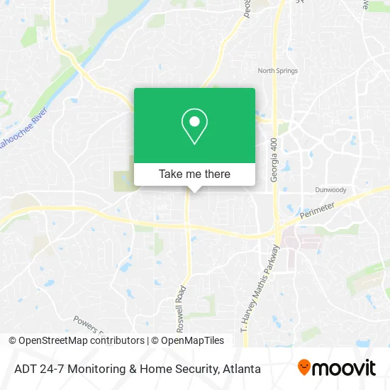 ADT 24-7 Monitoring & Home Security map