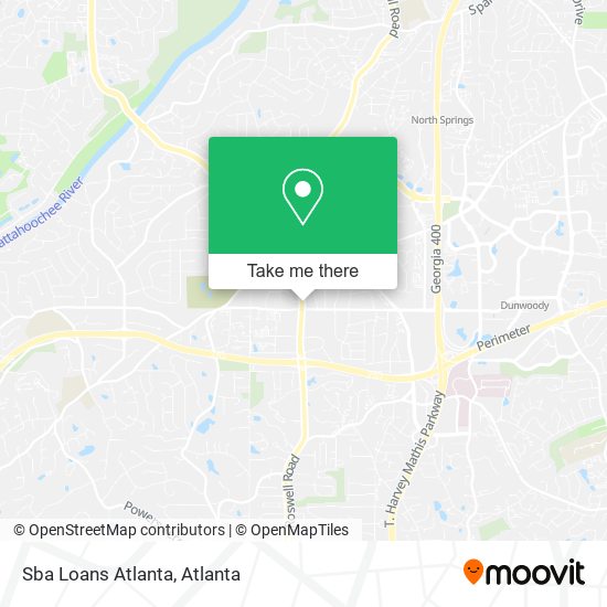 Mapa de Sba Loans Atlanta