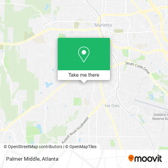 Mapa de Palmer Middle