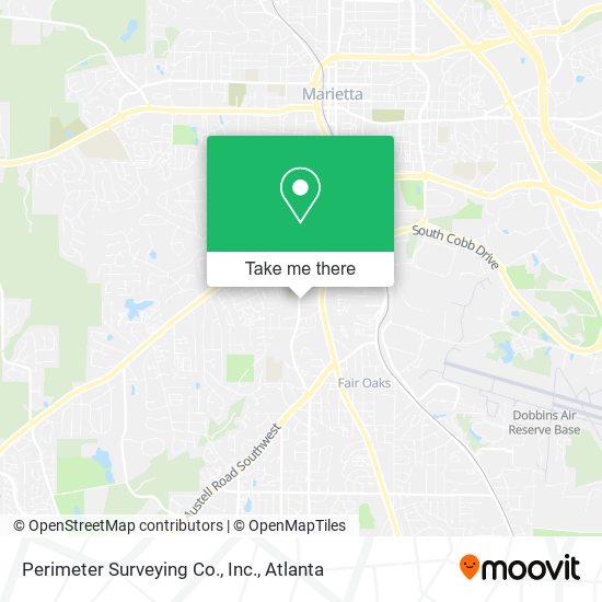 Mapa de Perimeter Surveying Co., Inc.