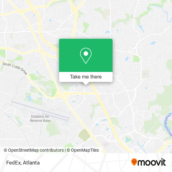 Mapa de FedEx