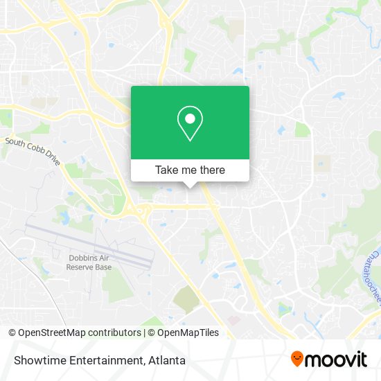 Showtime Entertainment map