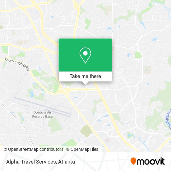 Alpha Travel Services map