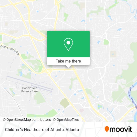 Mapa de Children's Healthcare of Atlanta