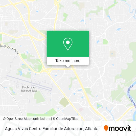 Mapa de Aguas Vivas Centro Familiar de Adoración