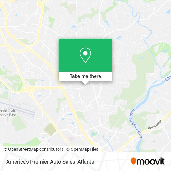 Mapa de America's Premier Auto Sales